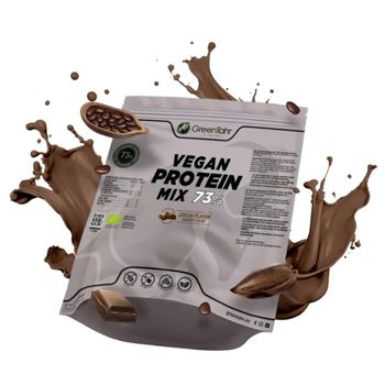 Org. Vegan Protein Mix Eco 73% Cacao: (750g) Xxl Pack