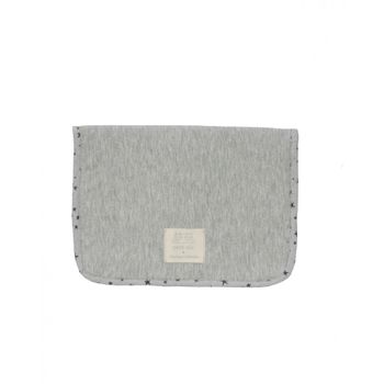 FUNDA PORTADOCUMENTOS BEBE FLOWER MELLOW Gris 