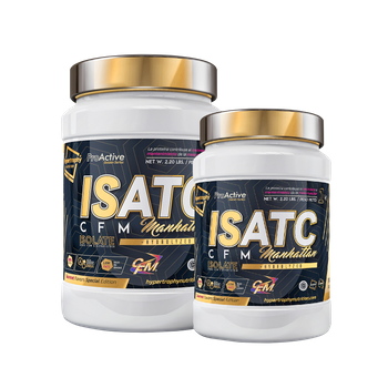 Isatc Manhattan Cfm Isolate + Hydrolyzed | Aislado + Hidrolizado De Proteína 89% | Hypertrophy Nutrition | Sabor Plátano | 2 Kg