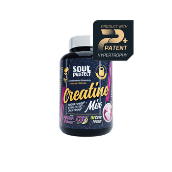 Creatine Mix Ethyl Ester® Crea-trona® Magnapower® | Creatina | Soul Project | 120 Cap