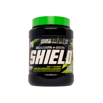 The Shield | 50% Aminoácidos Ramificados + 50% Glutamina | Menufitness | Sabor Sandía | 600 G