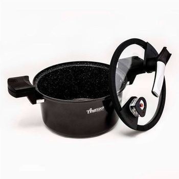 Olla De Baja Presión Easycook Amercook 5l Hermética Negro