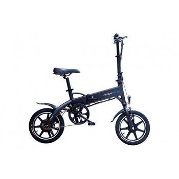 Bicicleta Plegable Electrica Eovolt Morning Negra con Ofertas en Carrefour