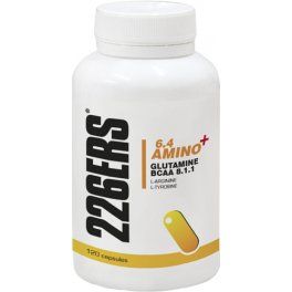 226ers 6,4 Amino + 120ud Caps: cápsulas De Glutamina, Bcaa, Arginina Y Tirosina - Sin Gluten - Sin Azúcar Añadido