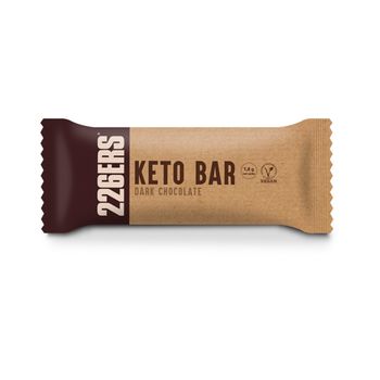 226ers - Keto Bar 45 G - Barrita Proteica Vegana -  Sabor: Chocolate Negro