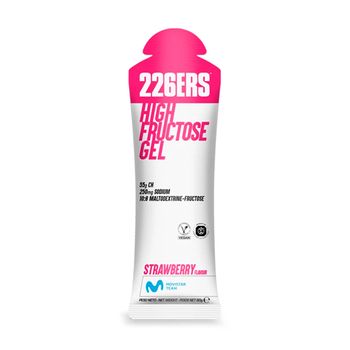 226ers - High Fructose 80 G - Gel Energético -  Sabor: Fresa