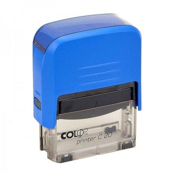 Colop Sello Printer C20 Formula Presupuesto " Almohadilla E20 14x38mm Azul"