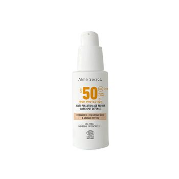 Protector Solar Facial Spf 50 Con Color Alma Secret 50 Ml