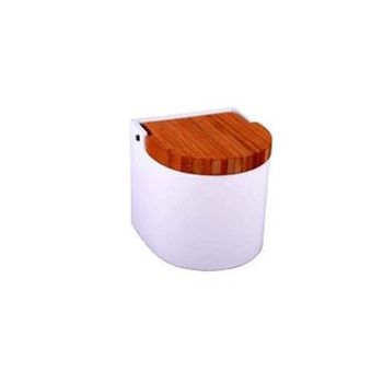 Salero Ceramica / Bambu Blanco F050787