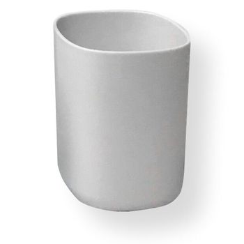 Vaso Portacepillos De Dientes Para Baño Simple - Blanco Mate