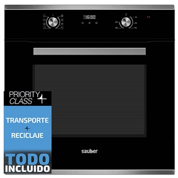 Horno Romo Romh45l Negro 1800w 45 Litros Con Conveccion Y Rustipollo