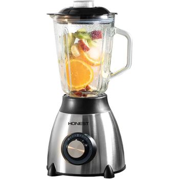 Batidora De Vaso De Cristal, Cuchillas Tit. 1300w., 1.5l, Inox con Ofertas  en Carrefour