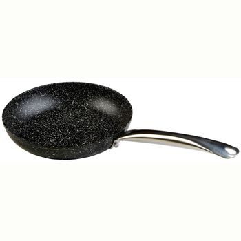 Sartén 18 Cm Inducción, Aluminio Forjado Antiadherente Ecológico Piedra Sin Pfoa, Vitrocerámica Negro  Wecook Granite