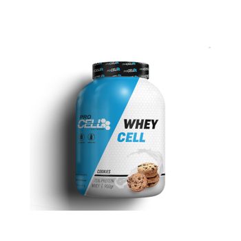 Proteína Suero Sabor Cookies- 900 Gr  - Wheycell 100% Protein Concentrada  Procell