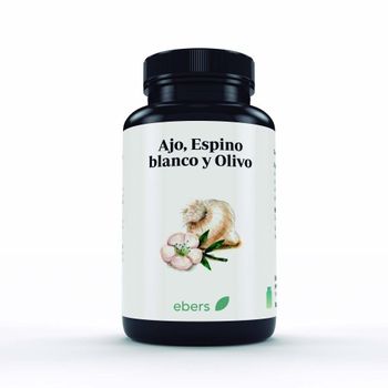 Ajo Espino Blanco Olivo 700 Mg Ebers, 60 Perlas