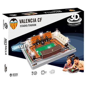 Puzzle 3d Estadio Mestalla (con Luz)