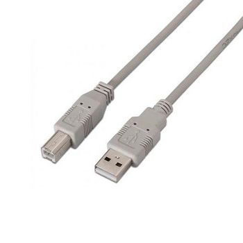 Cable Usb(a) A Usb(b) Aisens A101-0003 Beige