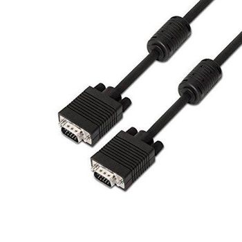 Cable Con Ferrita Svga Hdb15 Aisens 1,8m Negro