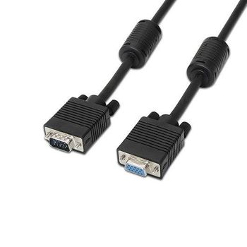 Cable Con Ferrita Svga Hdb15 Aisens 3m Negro