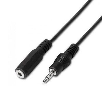 Cable Audio 1xjack-3.5m A 1xjack-3.5h 3m Aisens