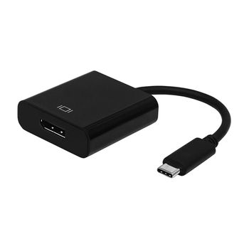 Aisens Conversor Usb-c A Displayport 4k@60hz, Usb-c/m-dp/h, Negro, 15cm