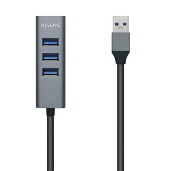 Hub Usb 3.0 Aisens A106-0507/ 4 Puertos Usb