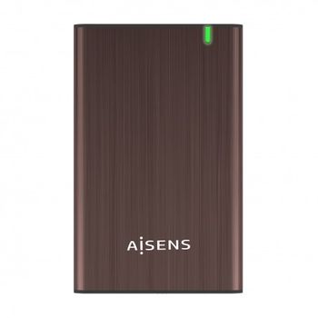 Aisens - Caja Externa 2.5" Ase-2525bwn 9.5 Mm Sata A Usb 3.0/usb 3.1 Gen1, Marron