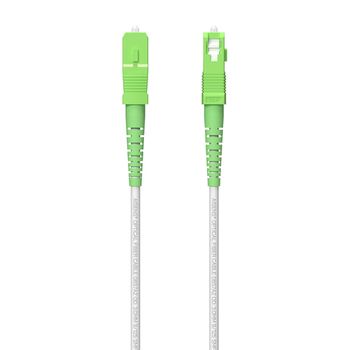 Aisens Cable Fibra Óptica Latiguillo G657a2 3.0 9/125 Smf Simplex Cpr Dca Lszh, Sc/apc-sc/apc, Blanco, 100 M