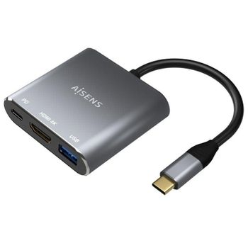 Hub Usb Tipo-c 8 En 1 Con Carga Rápida, Ethernet, Hdmi, Sd/tf, Tipo C, 3.0  Smartek con Ofertas en Carrefour