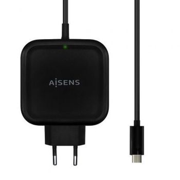 Cargador De Pared Aisens Asch-1pd65wl-bk/ 1xusb Tipo-c/ 65w