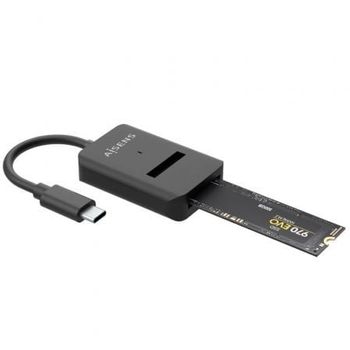 Dock Usb Tipo-c Para Ssd M2 Sata/nvme Ngff Aisens Asuc-m2d011-bk/ Negro