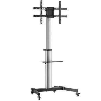 Soporte De Pie Inclinable Con Ruedas Aisens Ft86tre-197 Para Tv 37-86"/ Hasta 50kg