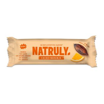 Barrita Raw De Cacao Y Naranja Bio 24x40g Natruly