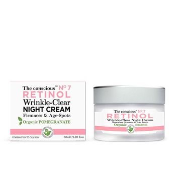 Retinol Wrinkle-clear Night Cream Organic Pomegranate 50 Ml