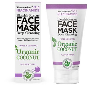 Niacinamide Blemish-rescue Face Mask Organic Coconut 50 Ml