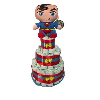 Tarta De Pañales Dodot Superman