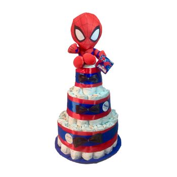Tarta De Pañales Dodot Avengers Spiderman