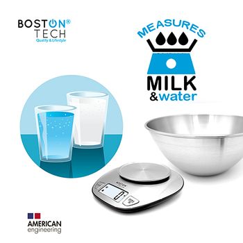 Báscula Cocina BostonTech HK112 Balanza de Precisión alimentos Capacidad  10kg - Ayuda culinaria - Los mejores precios