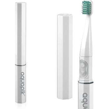 Aquapik Sonic Cepillo Dental Ultrasónico De Bolsillo Tecnología De Pulso Sónico (28.000ppm) Cerdas Dupont Para Limpieza Profunda 2 Modos De Cepillado (sensible Y Normal) Batería Aaa (cepillo)