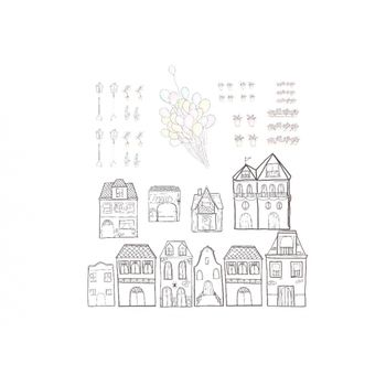 Vinilo Little Houses Xl + Complementos