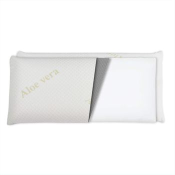 ALMOHADA VISCOELASTICA CON FUNDA ALOE VERA