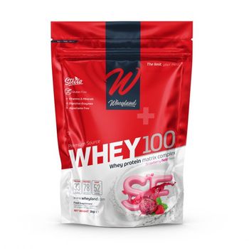 Wheyland Whey100 - Whey Protein Concentrate Complex Campo De Fresas 1000 Gr