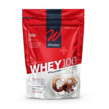 Wheyland Whey100 - Whey Protein Concentrate Complex Capuccino 1000 Gr