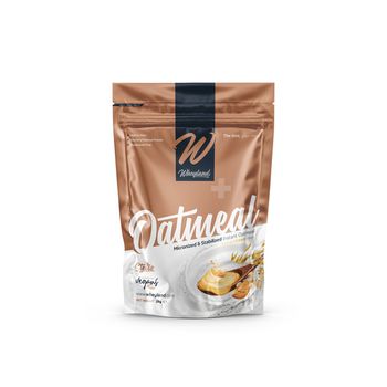 Wheyland Instant Oatmeal - Harina De Avena Edulcorada Con Estevia Flan Crema De Vainilla  1000 Gr