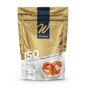 Wheyland Isozero - 100% Ultra Pure Whey Protein Isolate Cfm Caramelo Salado 1000 Gr