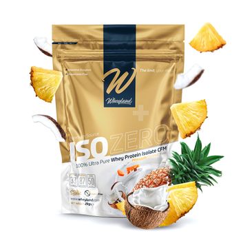 Isozero – 100% Ultra Pure Aislado De Proteina De Suero Cfm Piña Y Coco 2000 Gr