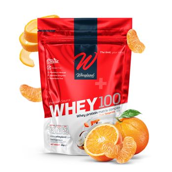 Whey100 – Concentrado De Proteína De Suero Sabor Mandarina 2000 Gr