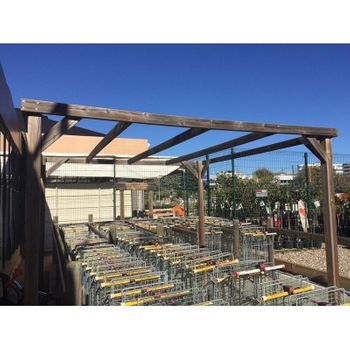 Pérgola Bioclimática Gris Antracita – 300x300cm con Ofertas en Carrefour