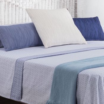 Juego De Sábanas Beige Cama 150x190/200 Cm Cuadros Nalui con Ofertas en  Carrefour