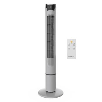 Ventilador De Torre Sin Aspas (45w) Newlux W130 Gris